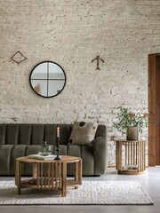 Gallery Home Natural Larriston Side Table - Image 3 of 5
