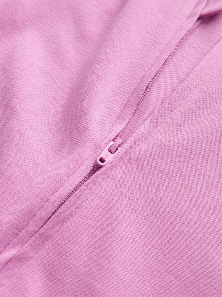 Pink 100% Cotton Two Way Zip Baby Footless Sleepsuit 3 Pack (0mths-3yrs) - Image 12 of 12