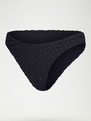 Speedo Black Terry Scoop Bikini Bottoms with UPF50+ Sun Protection - Image 6 of 6