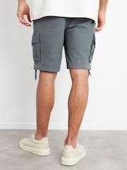 Threadbare Dark Fuel Cargo Shorts - Image 2 of 4