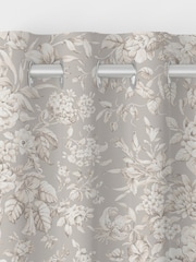 Laura Ashley Dove Grey Heledd Blooms Made to Measure 100% Cotton Curtains - Image 5 of 6