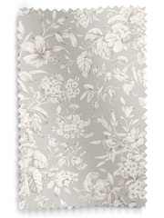 Laura Ashley Dove Grey Heledd Blooms Made to Measure 100% Cotton Curtains - Image 6 of 6
