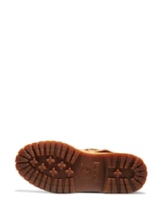 Timberland Authentic Warm Lined Brown Boots - Image 4 of 9