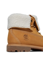 Timberland Authentic Warm Lined Brown Boots - Image 5 of 9