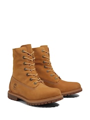 Timberland Authentic Warm Lined Brown Boots - Image 7 of 9