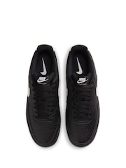 Nike Black Court Vision Low Trainers - Image 4 of 8