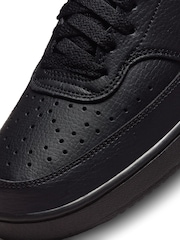 Nike Black Court Vision Low Trainers - Image 7 of 8