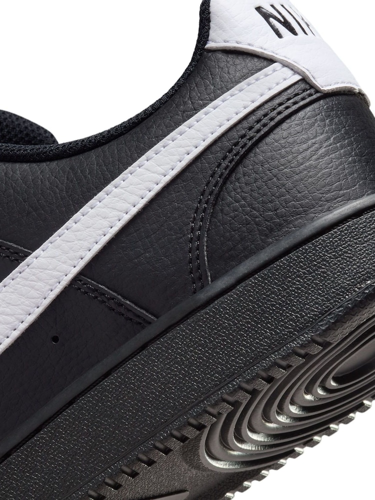 Nike Black Court Vision Low Trainers - Image 8 of 8