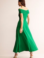 Boden Green Petite Bardot Jersey Maxi Dress - Image 3 of 5