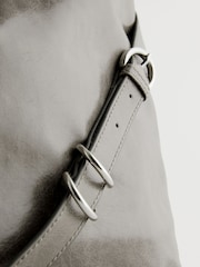Grey Biker Shoulder Bag - Image 10 of 10