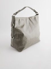 Grey Biker Shoulder Bag - Image 7 of 10