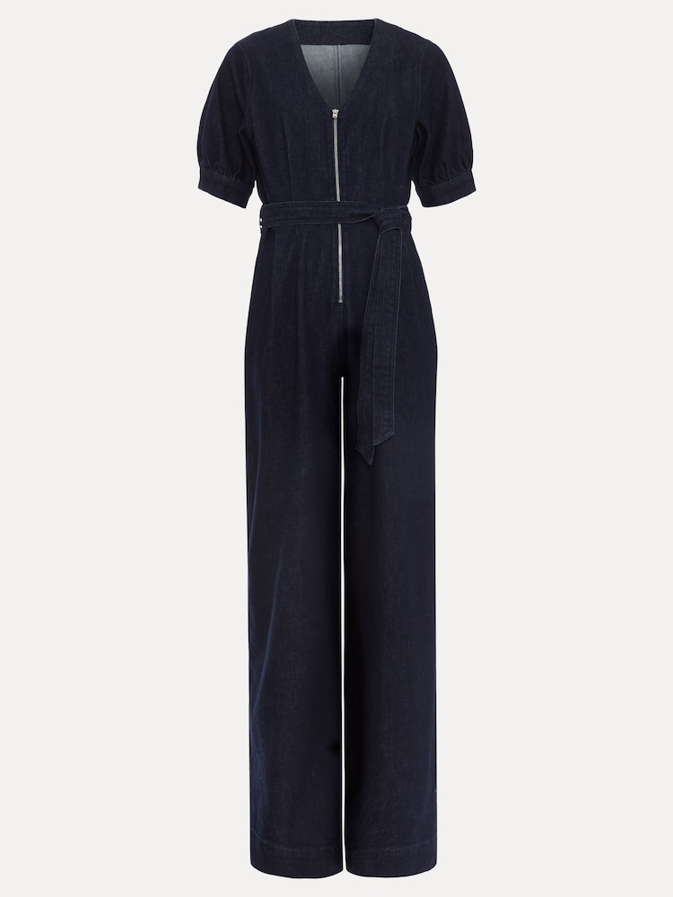 Phase Eight Blue Florisa Denim Jumpsuit - Image 5 of 5