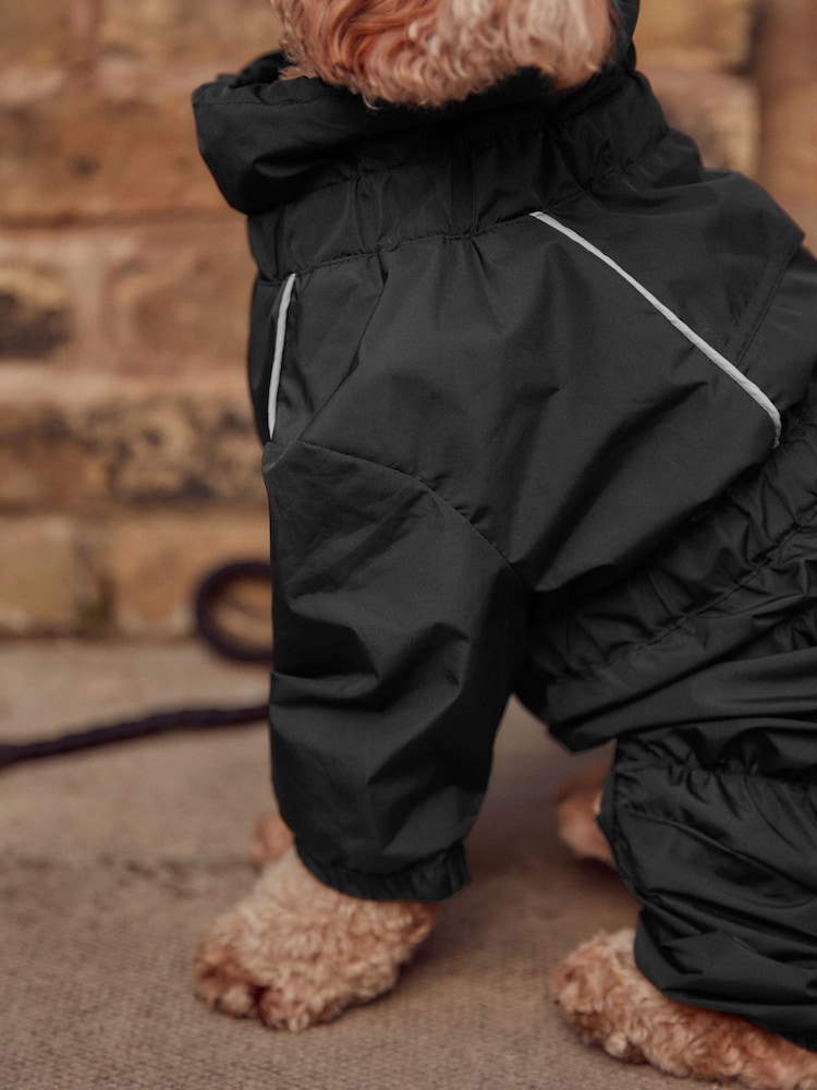 Negro - Abrigo para perro con diseño impermeable con 4 perneras - Imagen 2 de 7 Negro - Abrigo para perro con diseño impermeable con 4 perneras - Imagen 2 de 7