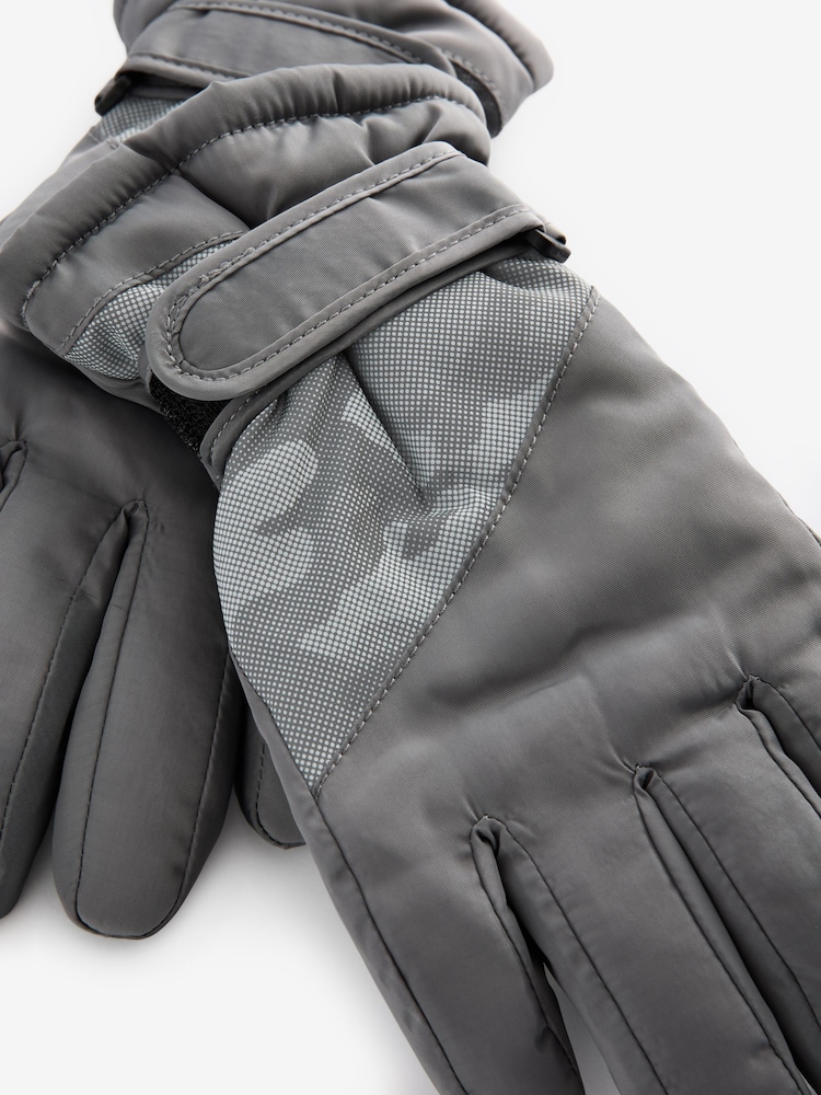 Grey Ski Gloves (3-16yrs) - Image 2 of 3