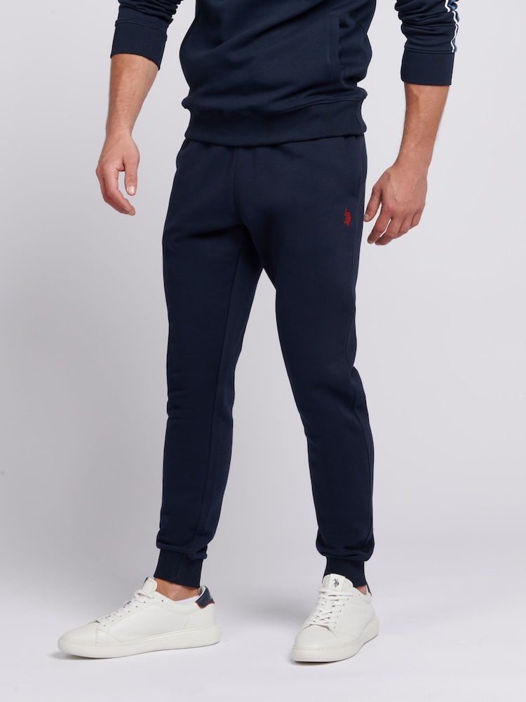 U.S. Polo Assn. Blue Mens Classic Fit Double Horsemen Joggers - Image 1 of 7