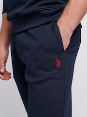 U.S. Polo Assn. Blue Mens Classic Fit Double Horsemen Joggers - Image 2 of 7