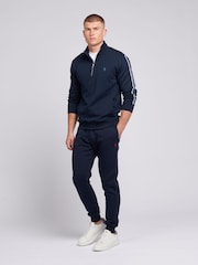 U.S. Polo Assn. Blue Mens Classic Fit Double Horsemen Joggers - Image 3 of 7