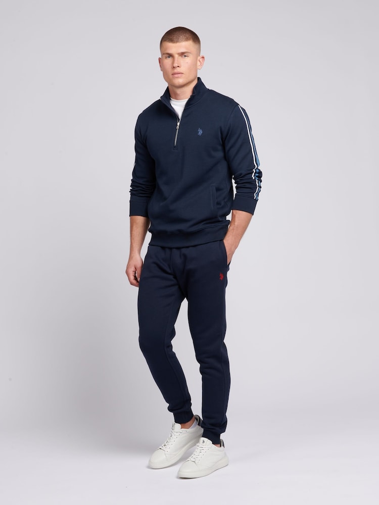 Blauw - U.S. Polo Assn. Mens Classic Fit Double Horsemen Joggers - Image 3 of 7