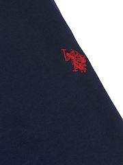 U.S. Polo Assn. Blue Mens Classic Fit Double Horsemen Joggers - Image 7 of 7