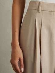 Reiss Sadie Wollanzug mit weitem Bein und Bügelfalte: Hose - Bild 4 von 6