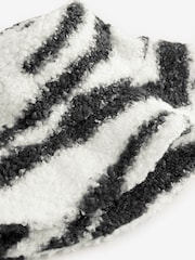 Rockett St George Zebra Print Borg Bucket Hat - Image 3 of 3