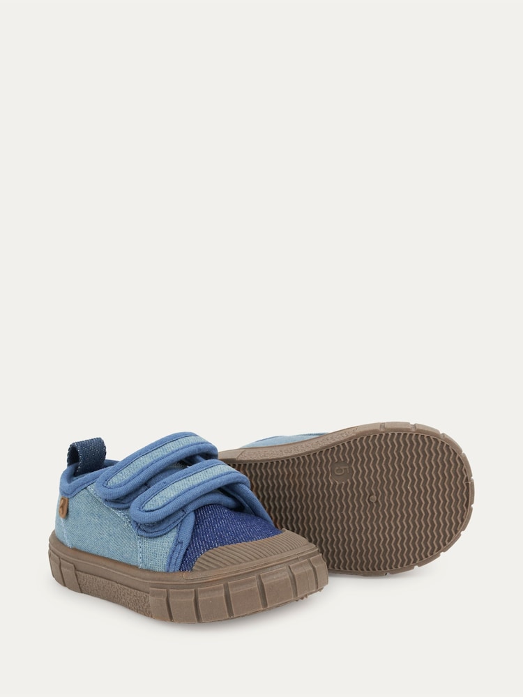 KIDLY Turnschuhe aus Canvas-Denim, Blau - Bild 4 von 4