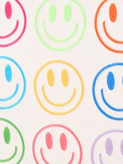 Oliver Bonas Multi Embroidered Smiley Faces Framed Wall Art - Image 4 of 4