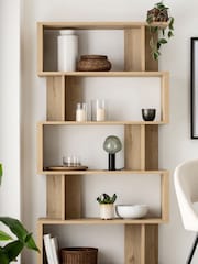 Light Bronx Oak Effect Display Shelf - Image 3 of 9