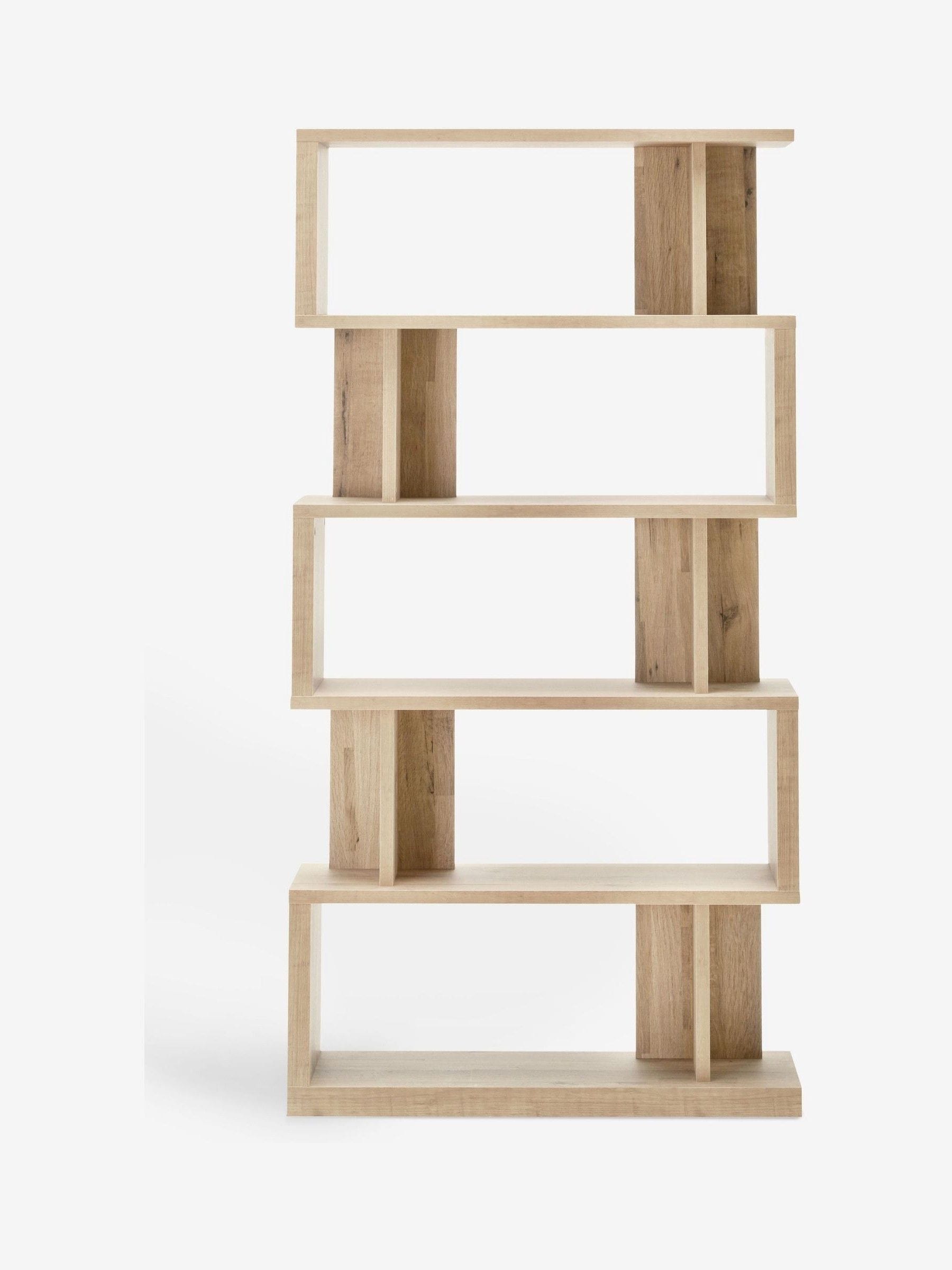 Buy Light Bronx Oak Effect Display Narrow Shelf from the Next UK