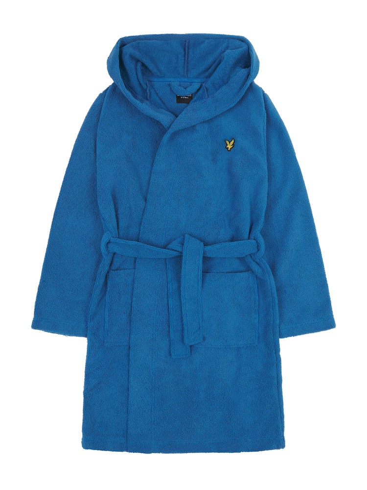 Lyle & Scott Blue Boys Bucke Bathrobe - Image 1 of 4