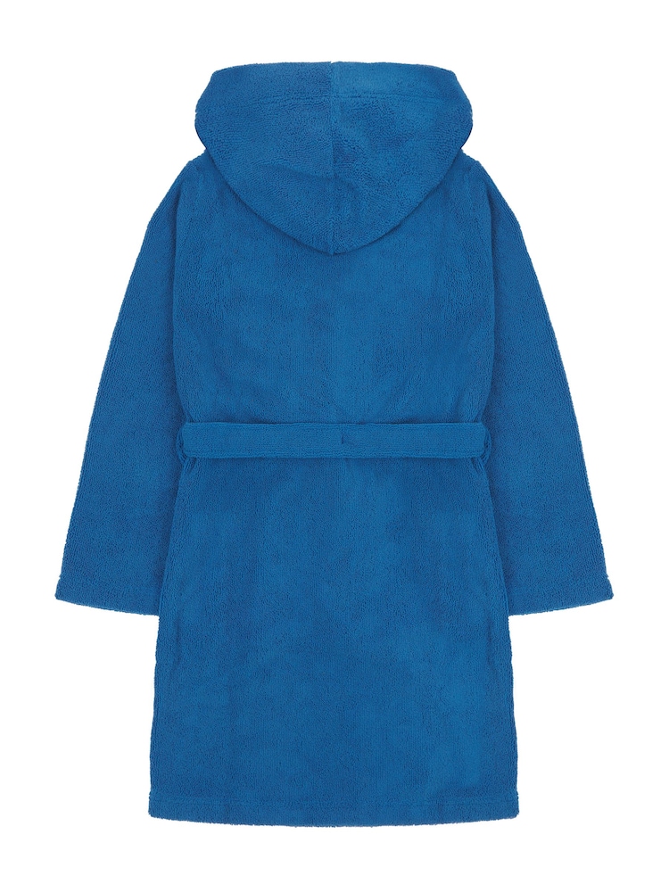 Lyle & Scott Blue Boys Bucke Bathrobe - Image 2 of 4 Lyle & Scott Blue Boys Bucke Bathrobe - Image 2 of 4