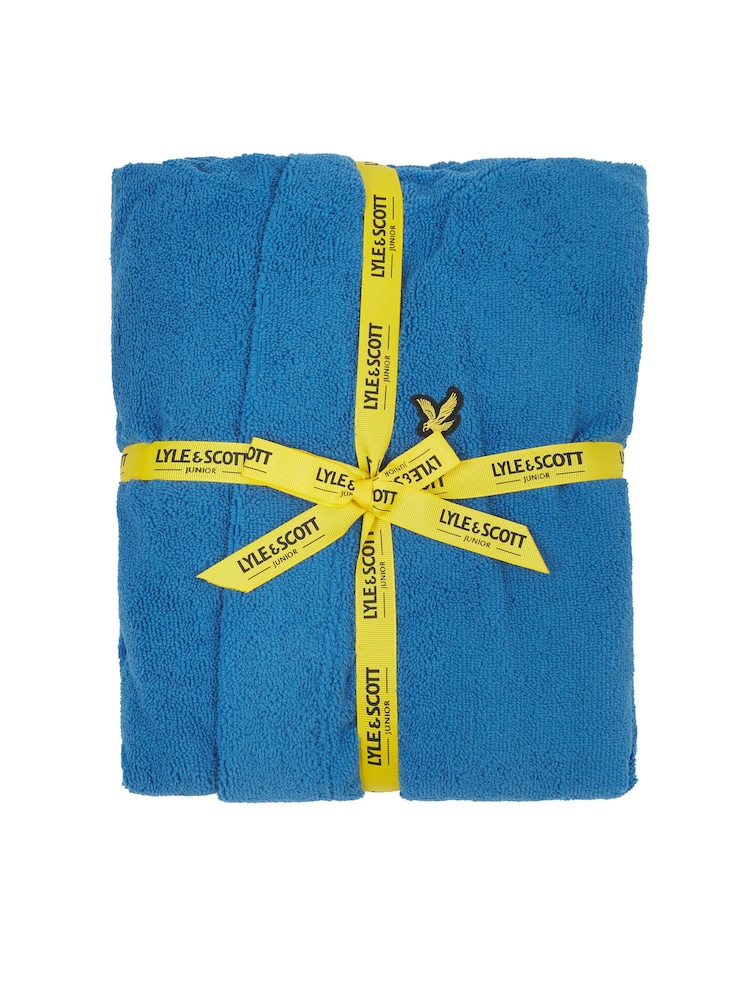 Lyle & Scott Blue Boys Bucke Bathrobe - Image 4 of 4 Lyle & Scott Blue Boys Bucke Bathrobe - Image 4 of 4
