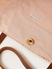 Monsoon Cream Tonal Raffia Shopper Bag - Image 3 of 3
