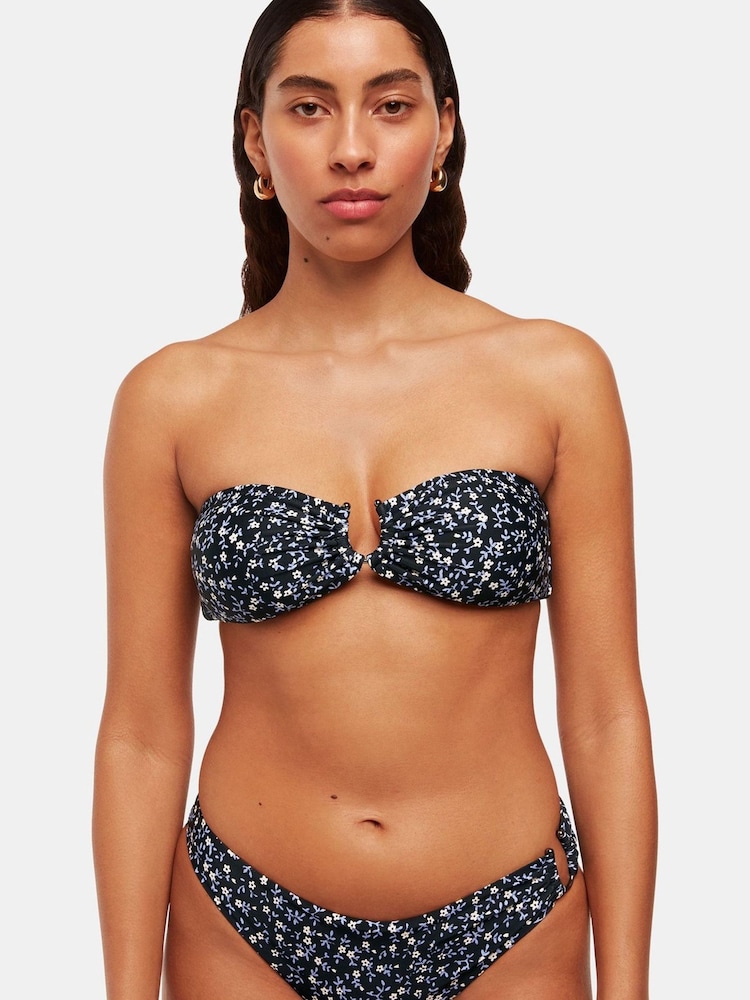 Whistles Black Forget Me Not Bikini Bottoms - Image 1 of 5