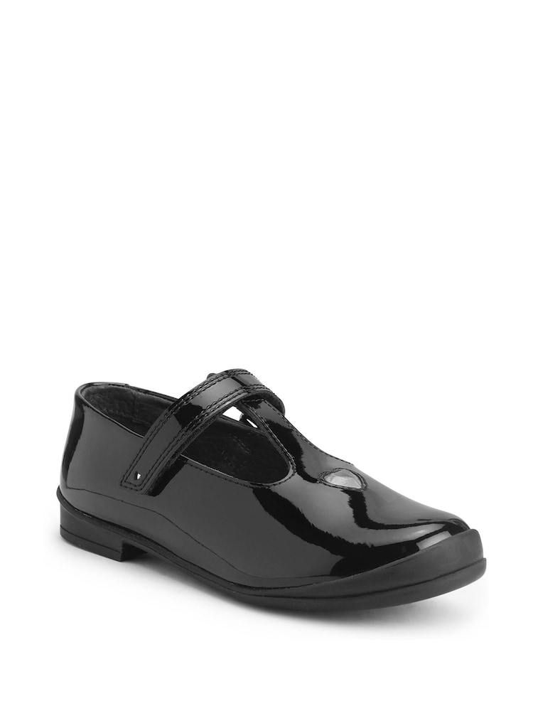 Start-Rite Spellbound Black Patent Leather T-Bar School Shoes - Image 2 of 5