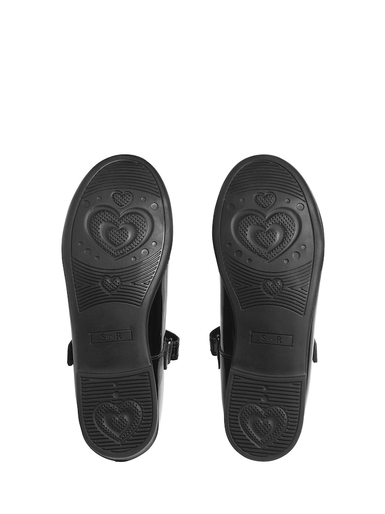 Start-Rite Spellbound Black Patent Leather T-Bar School Shoes - Image 5 of 5