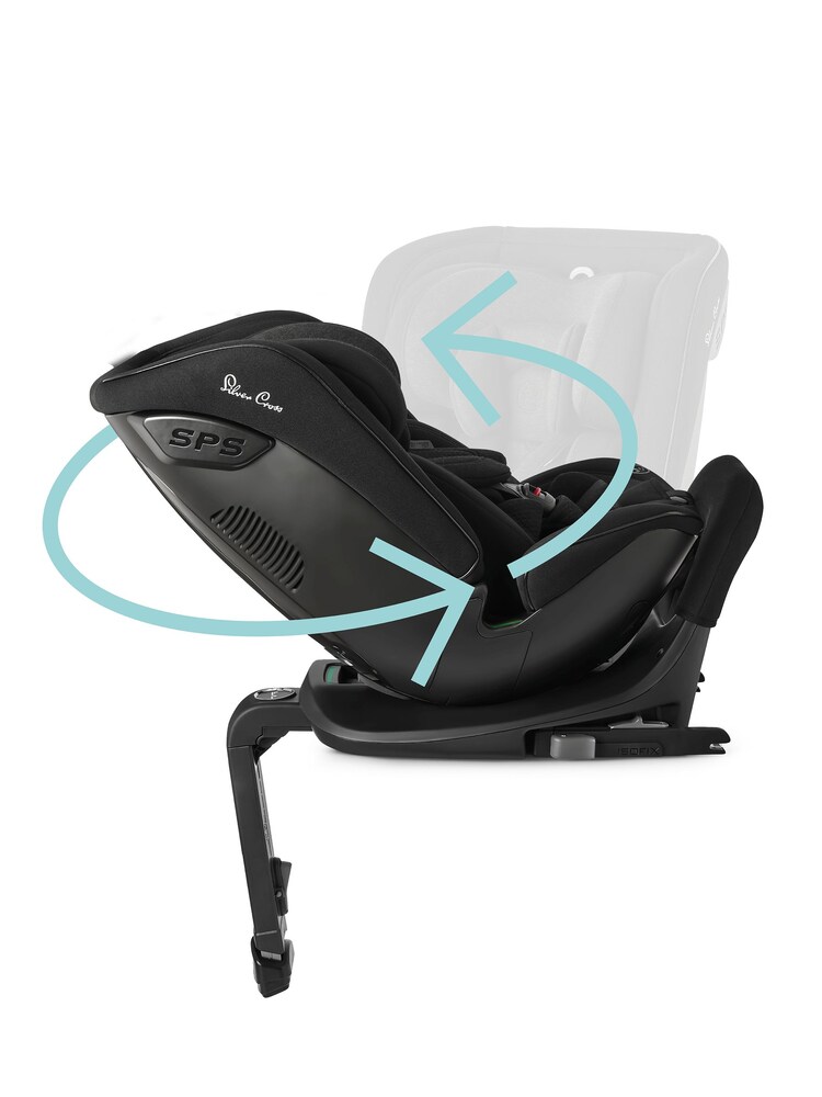 Silver Cross Black Motion All Size 360 Car Seat - Image 2 of 6