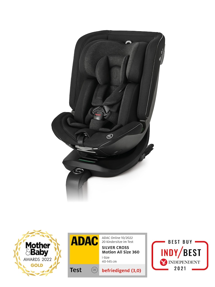 Silver Cross Black Motion All Size 360 Car Seat - Image 6 of 6
