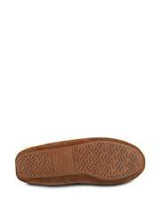 Just Sheepskin Mens Torrington Moccasin Slippers - Image 5 of 5