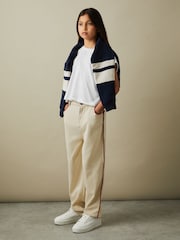 Reiss Emmefa Contrast Stitch Frayed Hem Jeans - Imagen 3 de 5