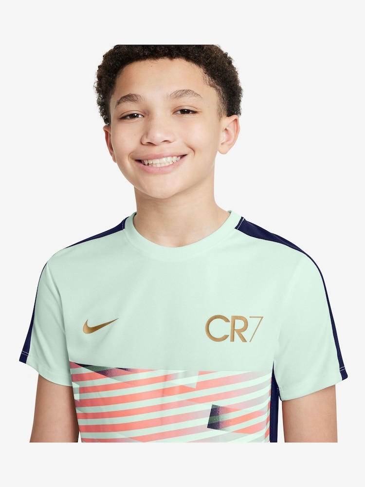 Nike Green Dri-FIT CR7 Academy Training T-Shirt - Image 3 of 3
