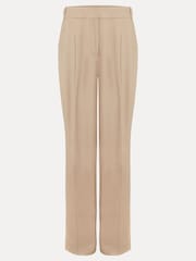 Phase Eight Natural Addison Pleat Front Trousers - Image 8 of 8