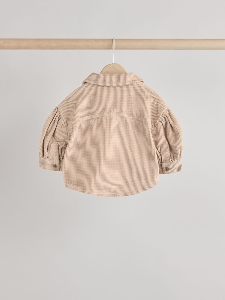 Neutral Baby Shirt And Trousers 100% Cotton Set 3 Piece (0mths-2yrs) - Image 7 of 17