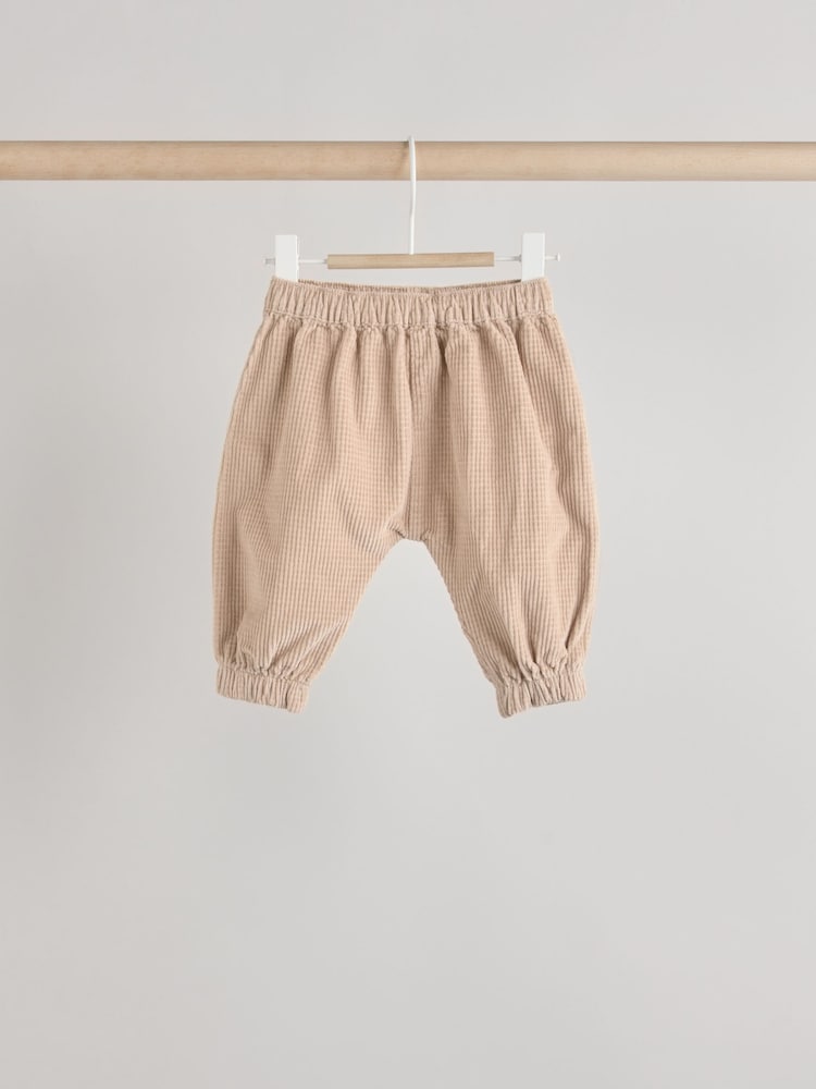 Neutral Baby Shirt And Trousers 100% Cotton Set 3 Piece (0mths-2yrs) - Image 8 of 17