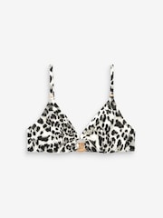 Grey Leopard Wired Ring Bikini Top - Image 7 of 7