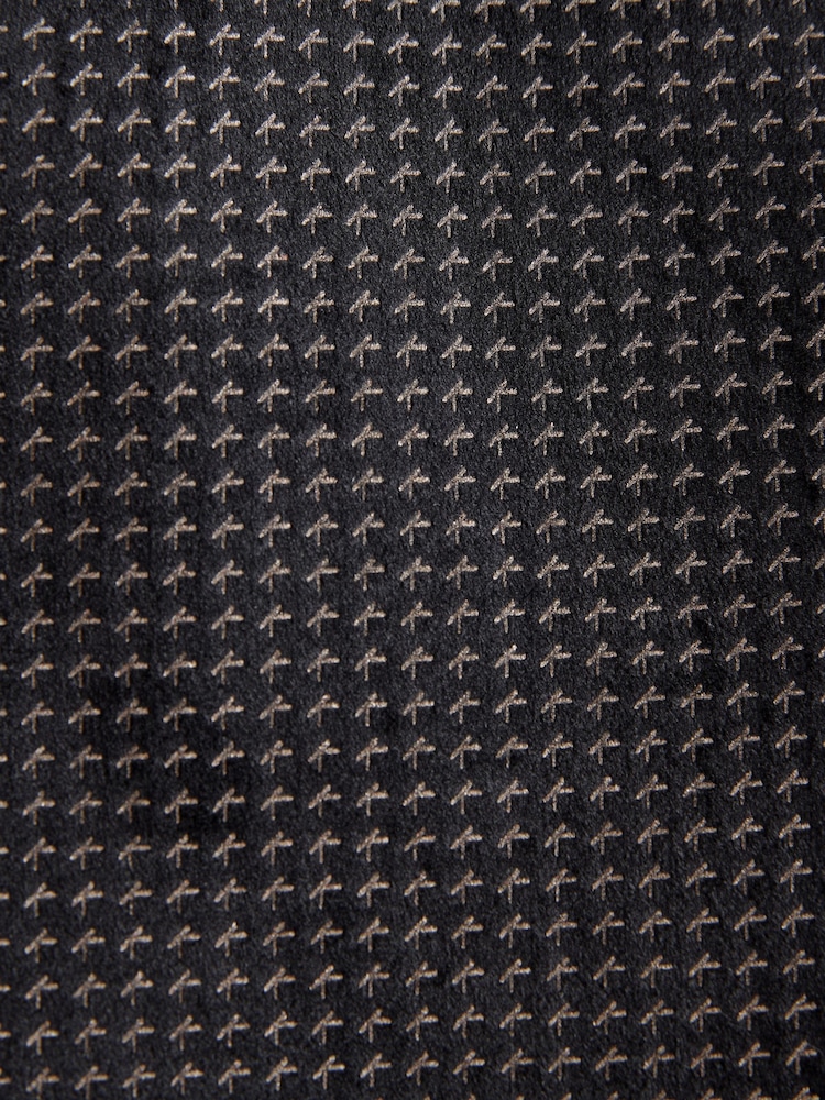 Black/Gold Velvet Printed Blazer - Image 10 of 10