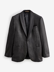 Black/Gold Velvet Printed Blazer - Image 6 of 10