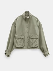 Hush Green Melinda Utility Jacket - Image 5 of 5