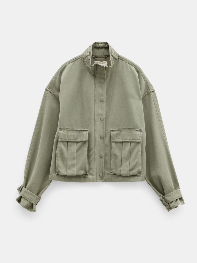 Hush Green Melinda Utility Jacket - Image 5 of 5