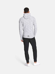 Gym + Coffee Grey Mens Fleck Hoodie - Image 2 of 7